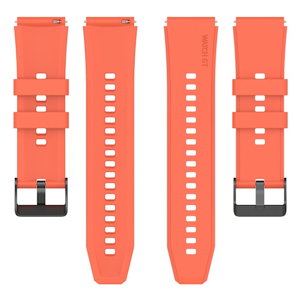 Silikone urrem til Huaiwei Watch 4 Pro/GT4 46mm/GT 3/GT2 Pro/Watch Ultimate Orange