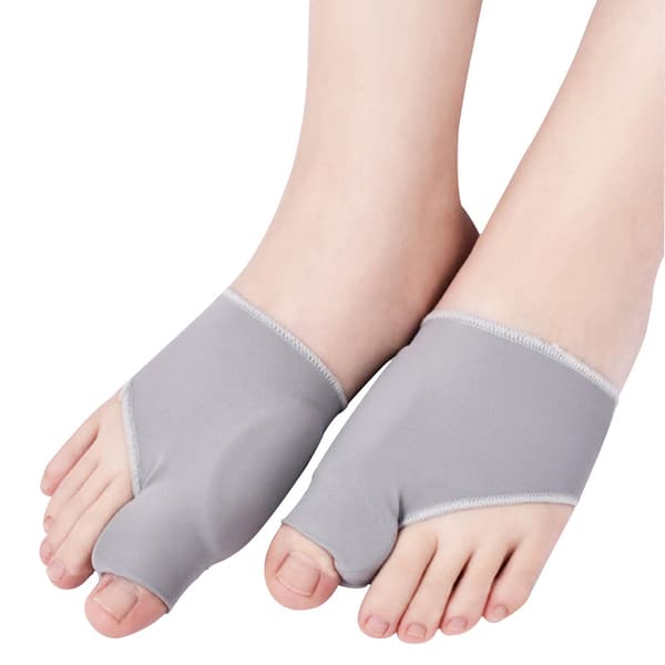 Hallux Valgus Korrigerer - Tåseparatorer til Overlappende Tæer Grey S Grey S