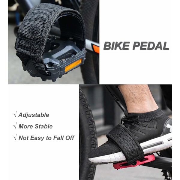INF Pedalremmar till Cykel - 2 pack