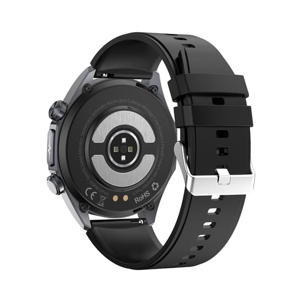 Smartwatch med avancerad hälsoövervakning Black Black