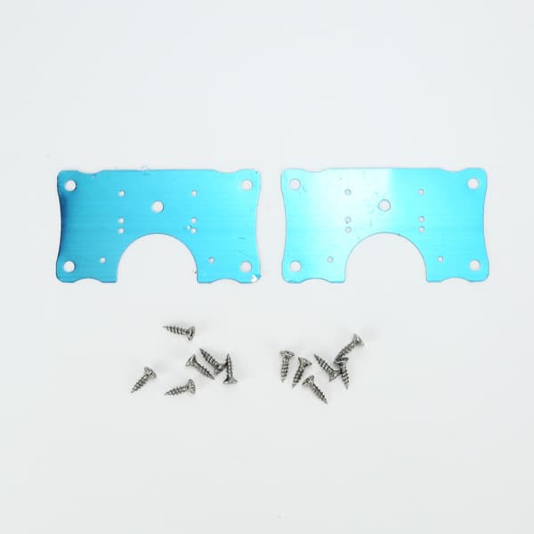 Reparationsplatta för Gångjärn - 9x5 cm 2-pack 2-pack