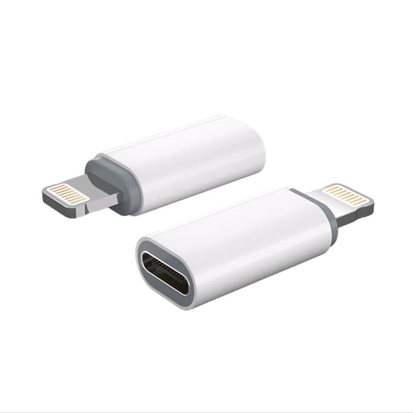 FA03 USB-A till Type-C Adapter - Apple Style Vit