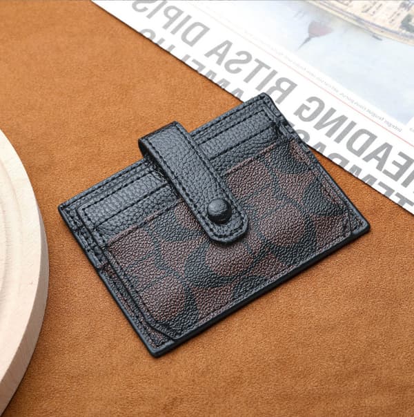Kortholder til kvinder med flere kortpladser Black Black