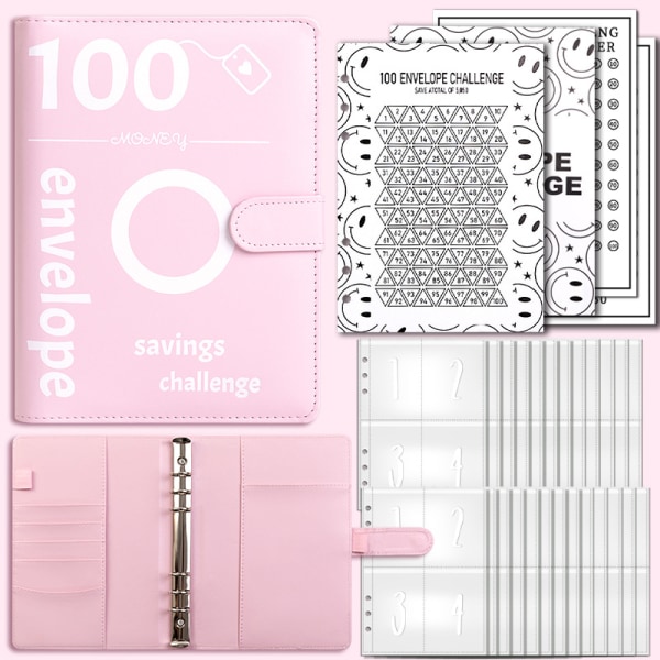 Pengar Spara Utmaningar Binder Rosa