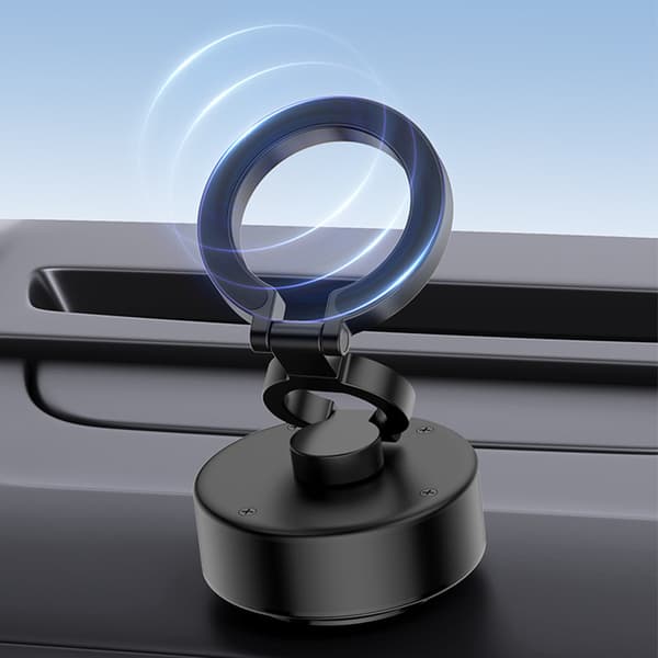 Magnetisk telefonholder - sikker og alsidig Black Black