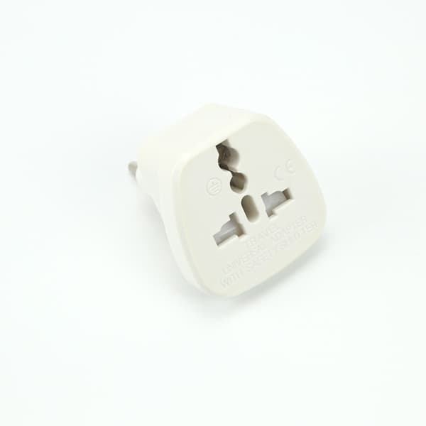 Europeisk Standard Reseadapter White White