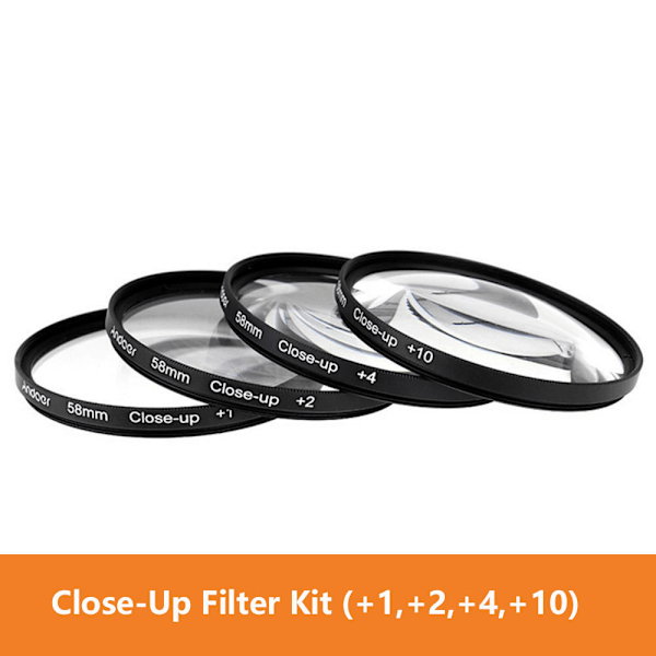 Makro-nærfilter sæt +1 +2 +4 +10 77 mm 77 mm