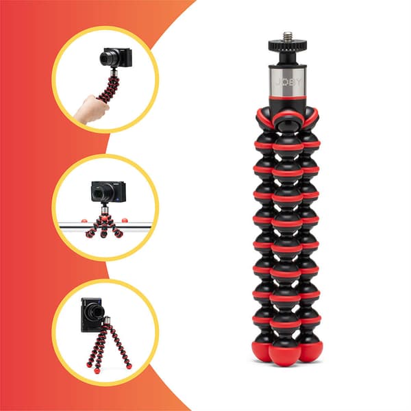 Telinesarja Älypuhelin GorillaPod Go 500 + GripTight 360 Red