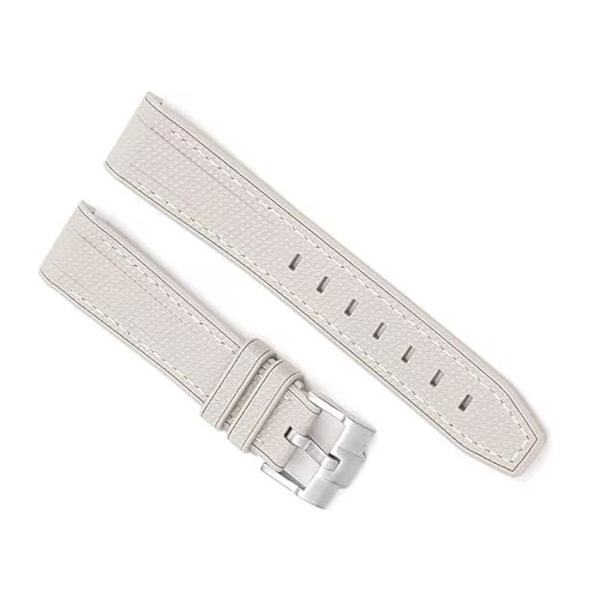 Silikonarmband för Moonswatch Swatch Vit