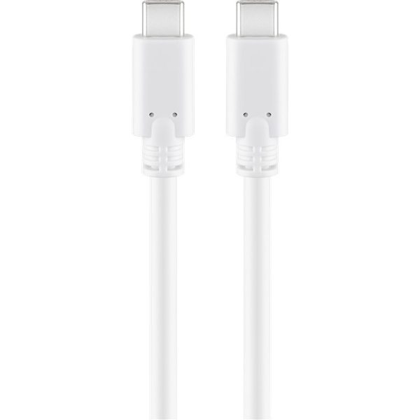 USB-C™-kabel, 1 m, vit