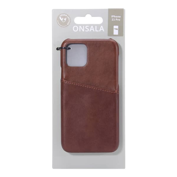 Suojakuori Ruskea korttipaikalla iPhone 11 Pro