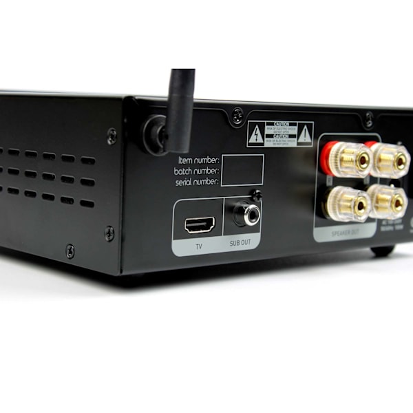 Förstärkare TV/Stereo HDMI TVII Svart