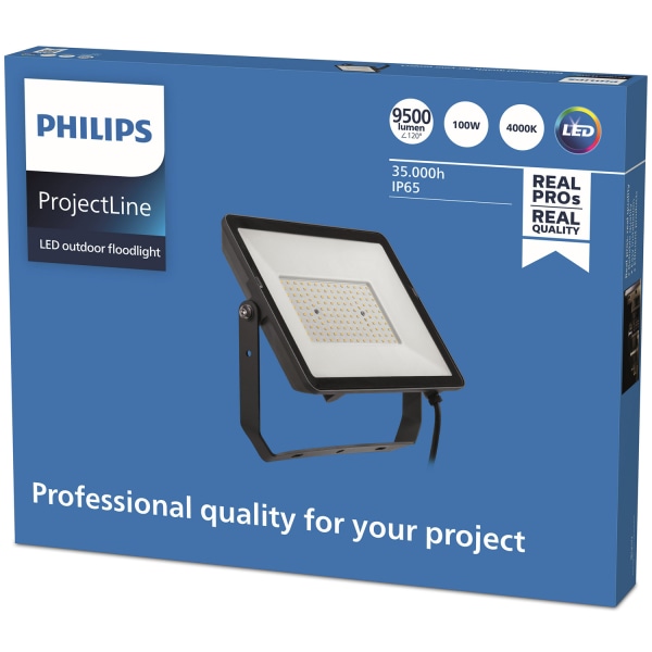 Philips ProjectLine Strålkastare 100W 9500lm