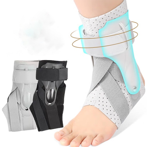 Urheilun nilkkatuki Grey L Grey L