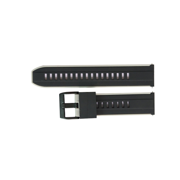 Silikoniranneke Huawei Watch GT2E/GT2:lle 46 mm/GT 46 mm Tummanharmaa