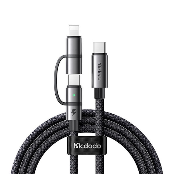 Mcdodo 2-i-1 kabel CA-0450 USB-C till USB-C + Lightning, 1,2 m