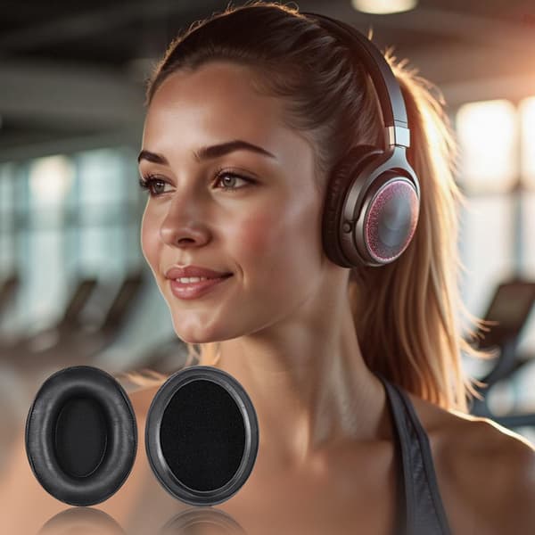 Udskiftningsørepuder til Kingston HyperX Cloud Hurricane 2/Cloud Alpha, Alpha S Black Black