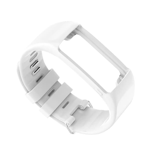 Silikone udskiftningsrem til Polar A360 A370 White White