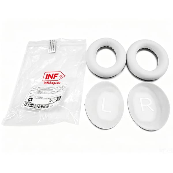 Vaihtokorvatyynyt Bose QC45 QC35:lle White White