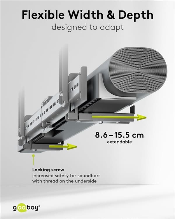 Soundbar-teline televisioille Universal, musta