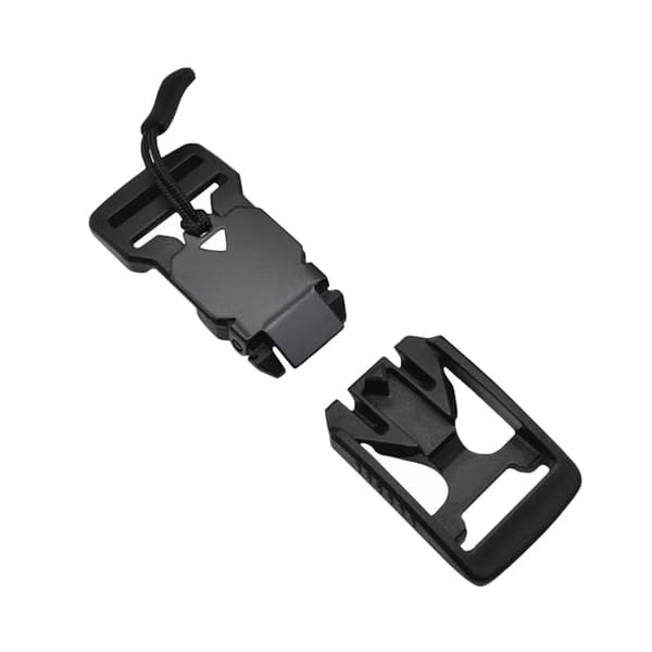 2-pack Magnetisk Spänne Svart - Magnetisk Snabbspänne för Väskor, Bälten och Utomhusutrustning Model 12