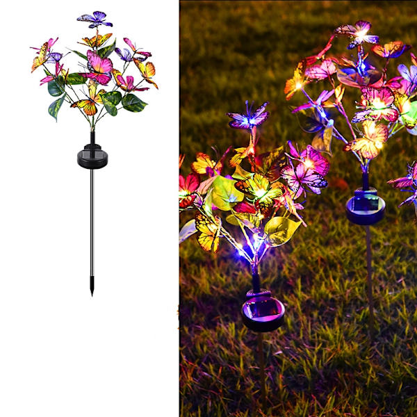 Solar sommerfuglelys til udendørs have