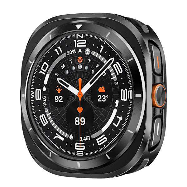 Metalcover til Samsung Galaxy Watch 7 Ultra Sort