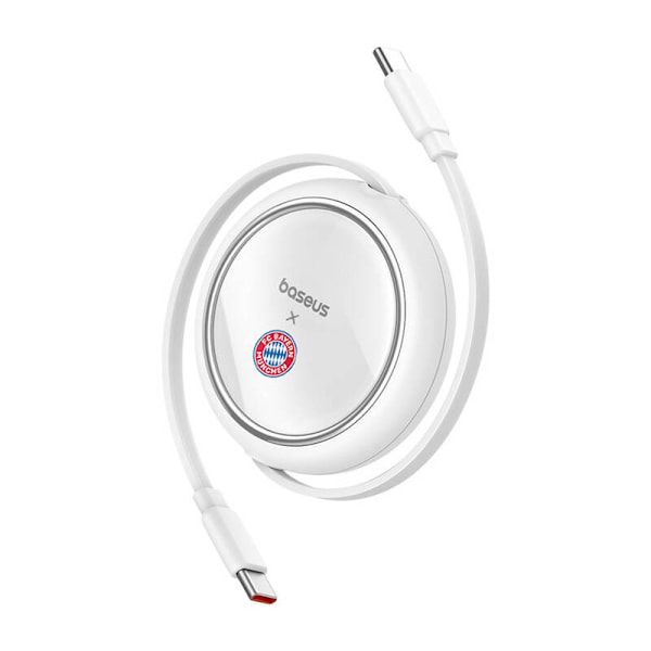 Baseus USB-C - USB-C 100 W latauskaapeli (valkoinen) Bayern Edition