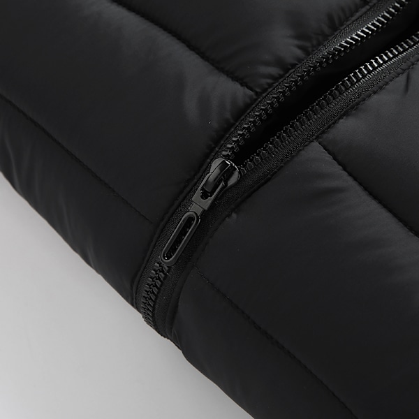 Opvarmet jakke med dobbelt kontrol og 9 varmezoner - sort XL