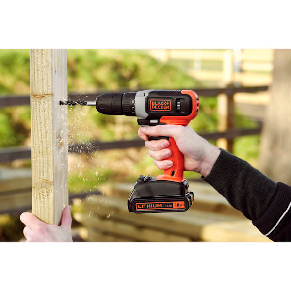 Borr-/skruvdragare med 18V Lithium-ion 1,5AH