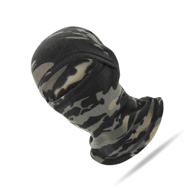 Fleece Cycling Balaclava - Tuulenpitävä ja lämmin Musta + Vihreä