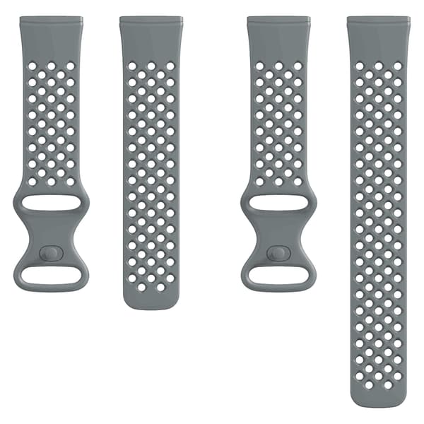 Silikoninen kelloranneke Fitbit Versa 3 / Fitbit Senselle Grey Grey