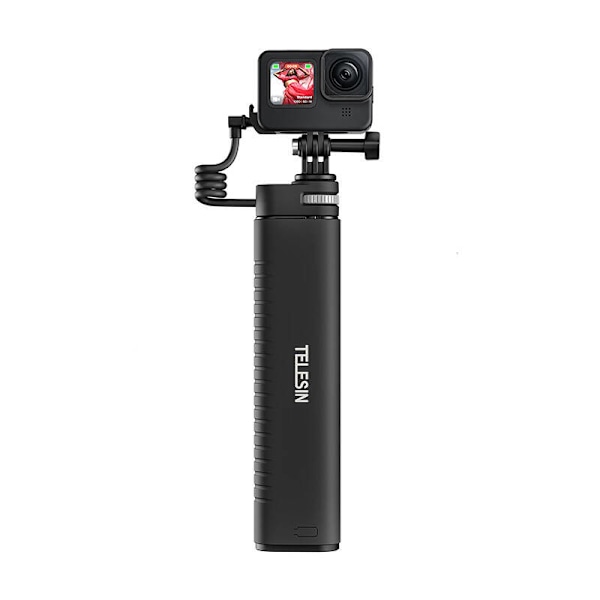 TELESIN Power grip selfiestick (Med powerbank) TE-CSS-001