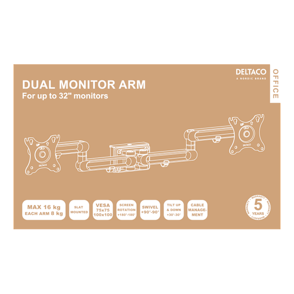 Office, Monitor Arm Dual Monitor