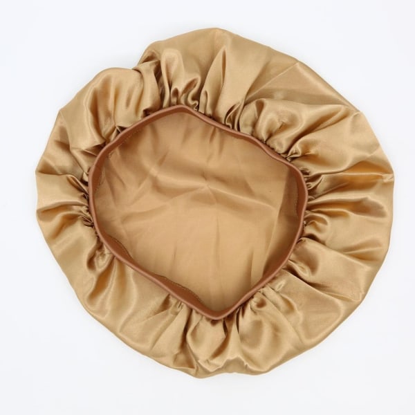 Sovehætte satinhætte (one size) Sort beige