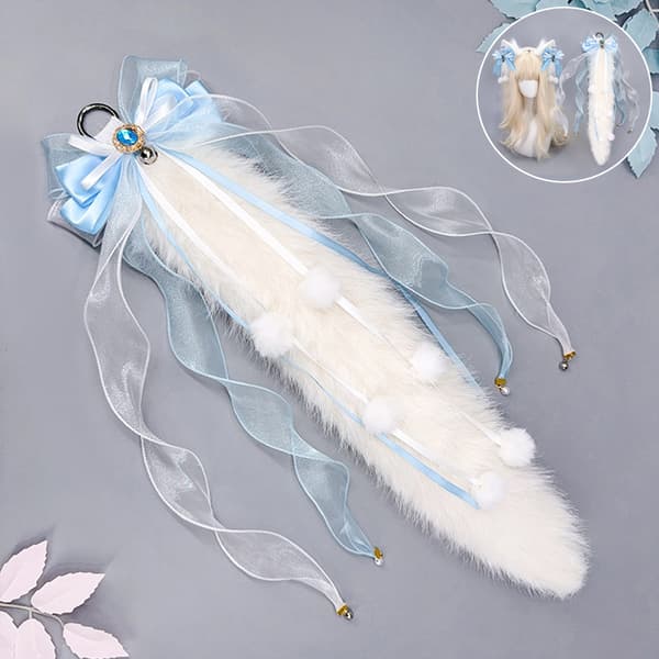 Plyschsvans - Spring Messenger Cosplay Prop White White