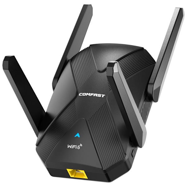 WiFi 6 Range Extender - musta