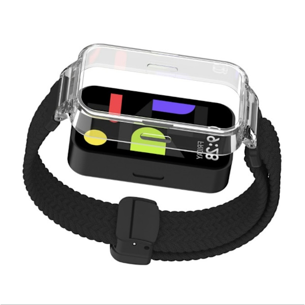 Redmi Band 3/9 Active Nylon urrem med magnetisk spænde Sort