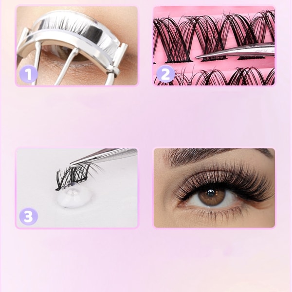 Faux Lashes Multipack 120 kluster  MIX01