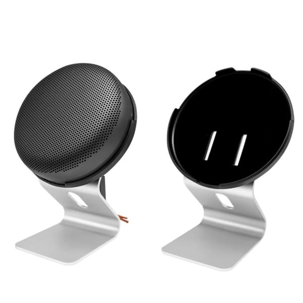 Högtalarställ kompatibelt med Beosound A1 2nd Gen och Beosound A2, med halkskydd och skyddande vaddering Silver Silver