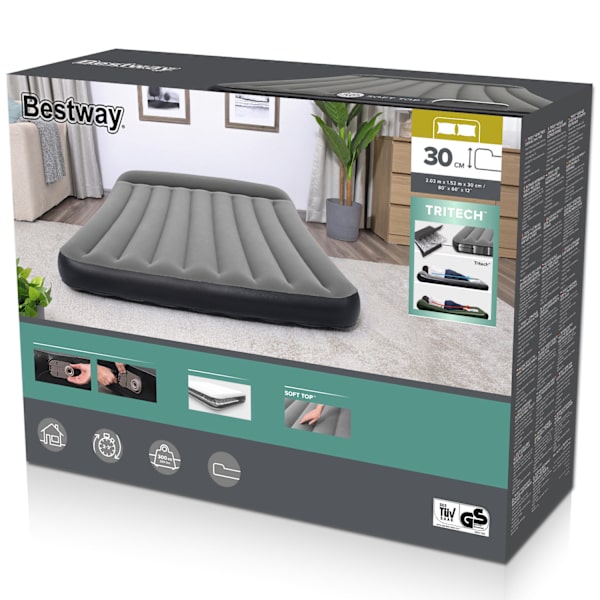 Tritech Luftmadrass 2.03m x 1.52m x 30cm