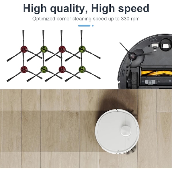 Ecovacs Deebot Udskiftningssidebørster - 10 stk.