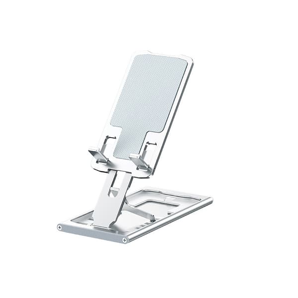 Telefon och surfplatta Fällbart ställ Justerbar bordshållare Silver Silver