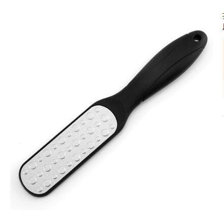 Fotfil i Rostfritt Stål Black Black