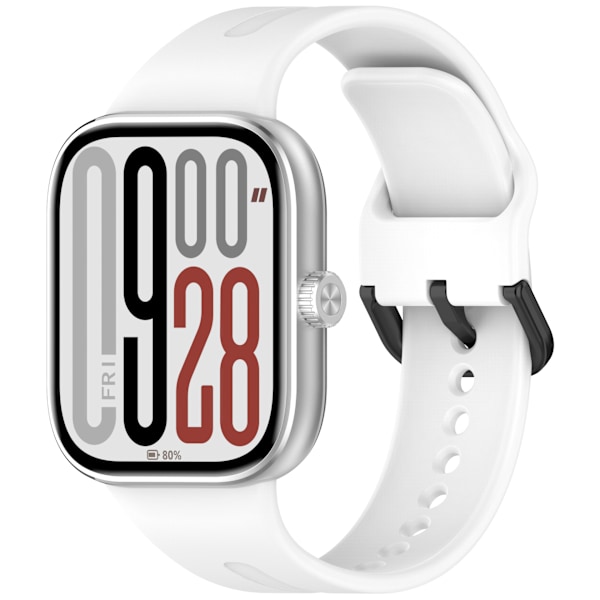 Vaihtoranneke Redmi Watch 5 -älykellolle - Mukava silikoninen Valkoinen