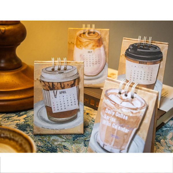 Minikalender med tomatflickans kafétema