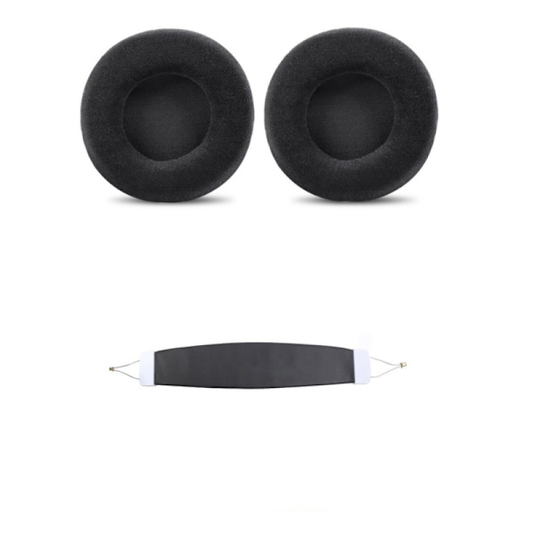 Ørepuder og hovedbøjleudskiftning til SteelSeries Siberia V1, V2, V3 Prism Sort