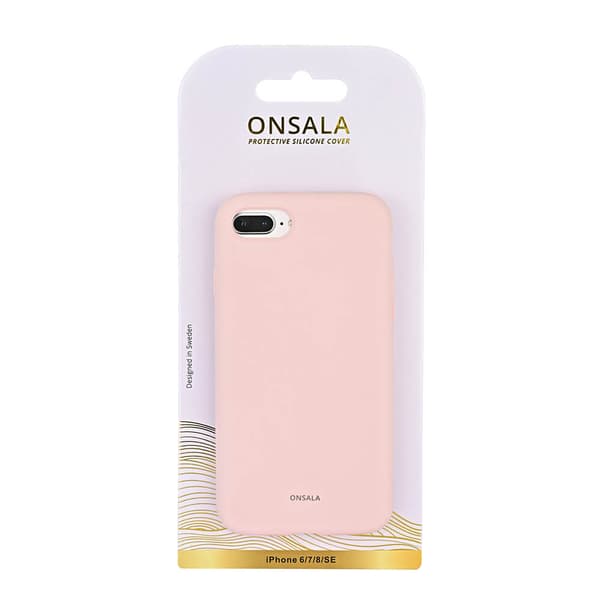 Mobilskal Silikon Chalk Pink - iPhone 6/7/8/SE