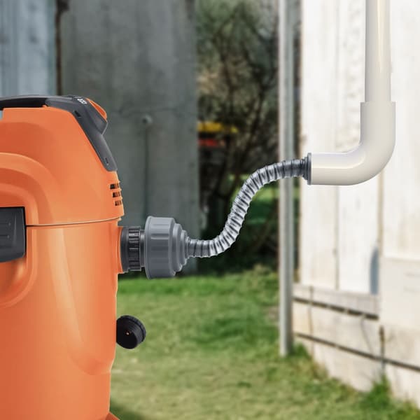 Renseadapter til A/C-kondensafløb, plastrørsæt til indendørsenheders vedligeholdelse mod snavs og alger Gray Gray