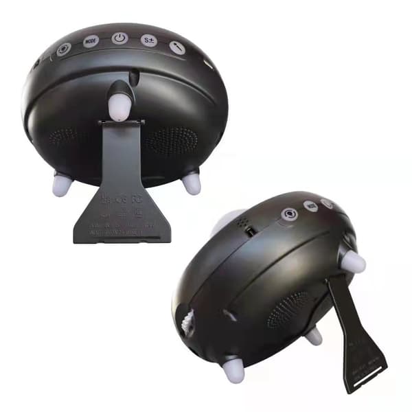 Natlysprojektor med 12 stjernebilleder og 5 planeter Black Black